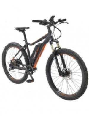 E-Bike Mountainbike EM 1723-S1, 27,5+ Zoll, 9 Gang, Heckmotor, 557 Wh