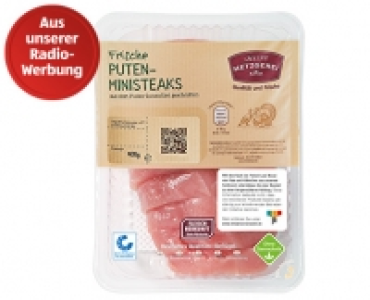 Aldi Süd  MEINE METZGEREI Puten-Ministeaks