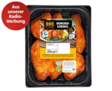 Aldi Süd  BBQ Hähnchenschenkel XXL, gewürzt