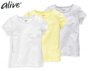 Aldi Süd  alive®Basic-T-Shirts, 3 Stück