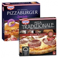 Real  Dr. Oetker Pizza Tradizionale Salame Romano 370 g oder Pizza Burger Sp