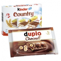 Real  Kinder County 9er oder Duplo Chocnut jede 212/130-g-Packung