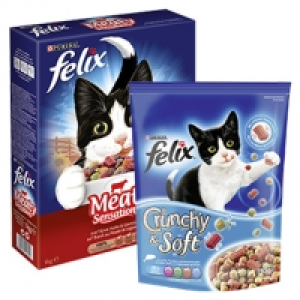 Real  Felix Katzen-Trockennahrung versch. Sorten, jede 950-g/1-kg-Packung