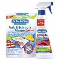 Real  Dr. Beckmann Farbfangtücher 24er, Flecken-Spray 250+63ml, Waschmaschin
