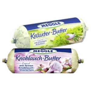 Real  Meggle Butter Rolle versch. Sorten, jede 125-g-Rolle