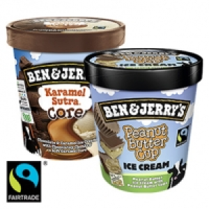 Ben & Jerry`s Eiscreme versch. Sorten, jede 500-ml-Packung 4.99 €