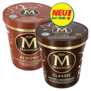 Real  Magnum Classic, Almond oder White jeder 440-ml-Becher