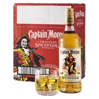 Real  Captain Morgan Spiced Gold 35 % Vol., 6 x 0,7-l-Flasche, bei 6 Flasche