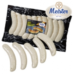 Real  Meister Rostbratwurst jede 10er = 1000-g-SB-Packung