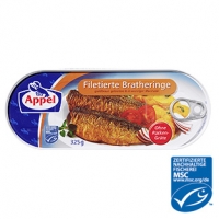 Real  Appel Bratheringfilets jede 325-g-Dose/200 g Abtropfgewicht