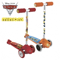 Real  Twist and Roll Scooter Minions oder Cars ab 3 Jahren, je