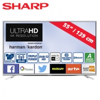 Real  55-Ultra-HD-LED-TV LC-55CUF8472ES Auflösung 3840 x 2160 Pixel HbbTV, H
