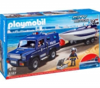 Polizei-Truck mit Speedboot 19.99 €