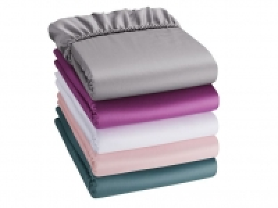 MERADISO&reg; Satin-Spannbettlaken, 140 - 160 x 200 cm 9.99&nbsp;&euro;