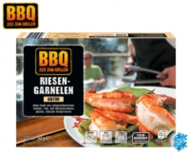 BBQ Riesengarnelen mit Schale