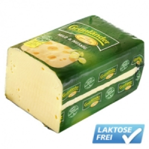 Grünländer mild-nussig Deutscher Schnittkäse, 48 % Fett i. Tr., je 100 0.69 €