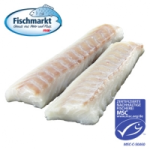 Kabeljau Loins praktisch grätenfrei aus MSC-zertifiziertem Wildfang, N 1.99 €