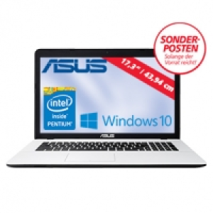 Notebook F751SA mit schnellem Intel Pentium N3710 Quad-Core-Prozessor  399.00&nbsp;&euro;