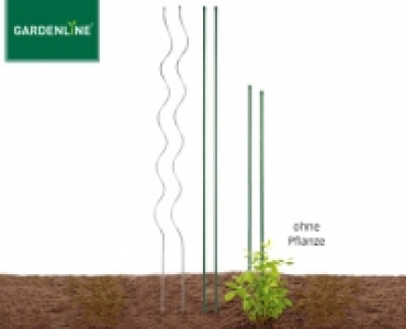 GARDENLINE®4 Pflanz- oder 2 Tomaten-Spiralstäbe