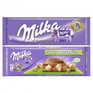 Milka Schokolade versch. Sorten, jede 250/300-g-Tafel 1.95&nbsp;&euro;
