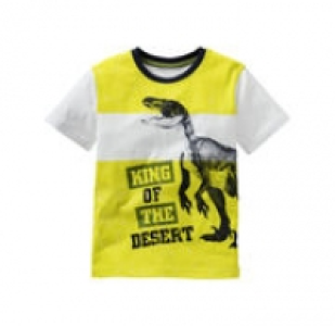 Jungen-T-Shirt mit Dino-Frontaufdruck 3.99 €