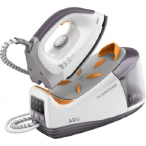 AEG Dampfb&uuml;gelstation DBS3350 Fabric Care, wei&szlig;/dunkellila