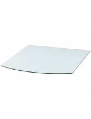 Glasbodenplatte Segmentbogen, 80 x 100 cm, transparent, zum Funkenschu