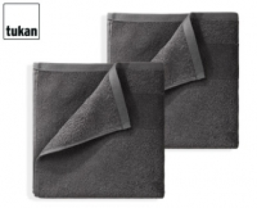 tukan 2 Handt&uuml;cher uni oder Jacquard