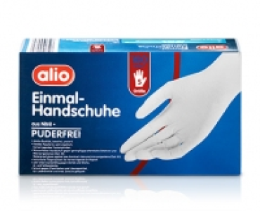 Aldi Süd  alio 100 Einmal-Handschuhe