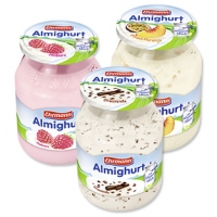 Real  Ehrmann Almighurt Fruchtjoghurt versch. Sorten, jedes 500-g-Glas, ab 3