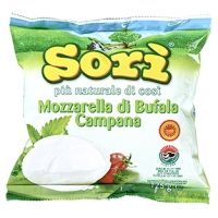Real  Sori Mozzarella di Bufala D.O.P. Kugel Italienischer Weichkäse in Lake