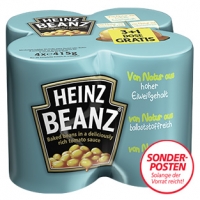 Real  Heinz Baked Beans 3+1 jede 4 x 415-g-Packung
