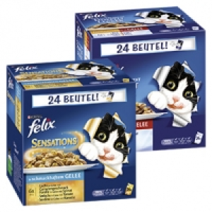 Felix Katzen-Nassnahrung versch. Sorten, jede 24 x 100-g-Multipackung 6.66&nbsp;&euro;