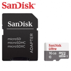 Highspeed-microSDHC-Karte 16 GB mit Adapter 11.99 €