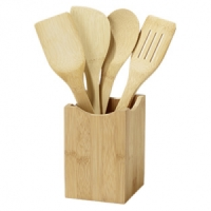 K&uuml;chenhelfer-Set 5-teilig, Bambus 4.99&nbsp;&euro;
