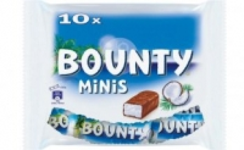 Mars, Snickers, Bounty, Twix oder Milky Way Minis 2.22&nbsp;&euro;