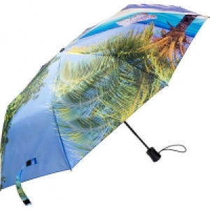 happy rain Mini Taschenschirm Kuba blau, automatik