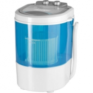 Easymaxx Mini-Waschmaschine 260 W, wei&szlig;/blau