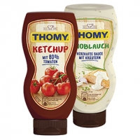 Real  Thomy Grillsaucen oder Thomy Ketchup versch. Sorten, jede 230-ml-Flasc
