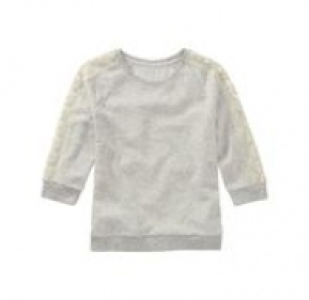Damen-Sweatshirt mit Spitzeneinsatz 9.99 €