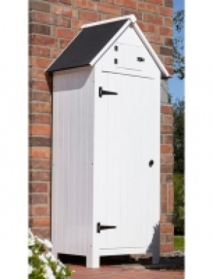 Geräteschrank WS 770 C, BxTxH: 77x54,3x179 cm, weiß lasiert