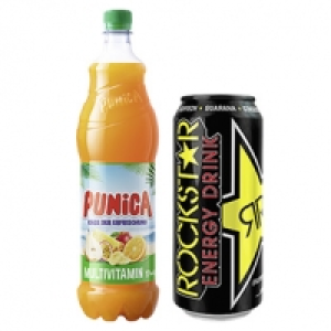Punica Fruchtsaftgetr&auml;nk 1,25 Liter oder Rockstar Energy Drink 0,5 Lit 0.95&nbsp;&euro;
