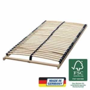 Lattenrost aus massiver Buche, 28 Leisten, belastbar bis 140 kg, leich 29.95 €