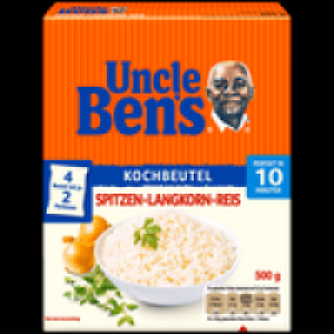 Uncle Bens 10 Minuten Kochbeutel Reis oder Langkornreis lose