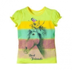 Mädchen-T-Shirt mit Pferde-Frontaufdruck 2.99 €