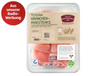 MEINE METZGEREI Hähnchen-Ministeaks oder -Minutenschnitzel 1.99 €
