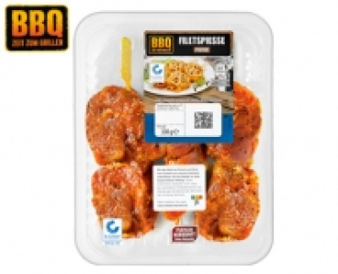 BBQ Schweine-Filetspieße, mariniert