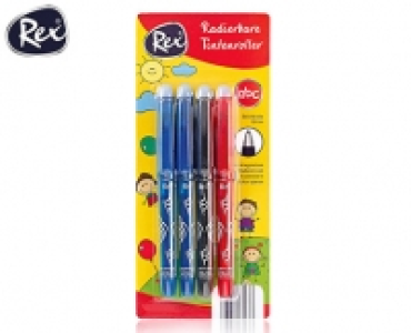 Rex&reg;Radierbarer Tinten&shy;roller, 4er-/6er-Set