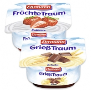 Ehrmann Früchte-, Vanille- oder Grieß Traum versch. Sorten, jeder 115- 0.25 €