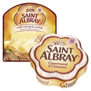 Saint Albray Französischer Weichkäse oder Schnittkäse Scheiben, 60 % F 1.99 €